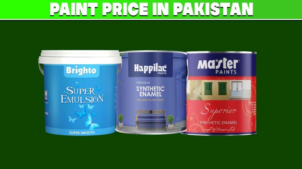 Paint rates in Pakistan